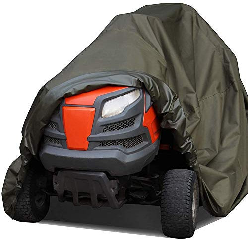 Lawn Mower Cover, Durable Waterproof Protective Cover for Ride-On Garden Outdoor Tractors and Lawnmowers