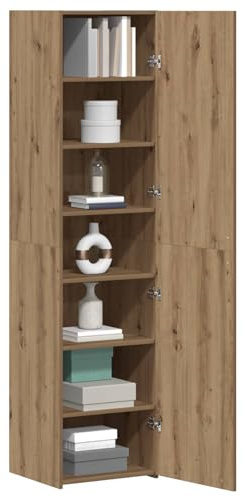 vidaXL Highboard Artisan-Eiche 45 x 42,5 x 185 cm