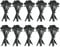 100 pcs Himtop Nylon Universal Cable Tie Buckle， Heavy Duty Self-Locking Nylon Zip Ties Holder,for Quick Fastening, Automotive Repair and Daily Use