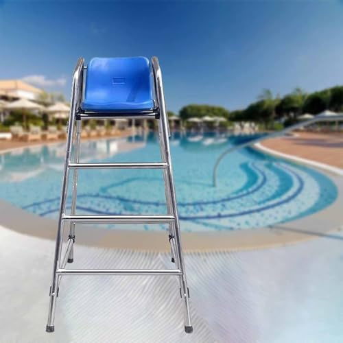 Silla salvavidas desmontable con escalera, perfecta para seguridad en el agua y monitoreo de piscinas públicas