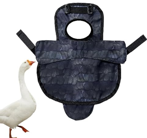 Rückenschutz für Hühner, Enten Geflügel-Schürzenbekleidung, Hennen | Geflügel-Federbekleidung-Outfits geeignet für Hennen, Enten, Gänse, Hähne, Hinterhöfe, Ställe, Außenbereiche,