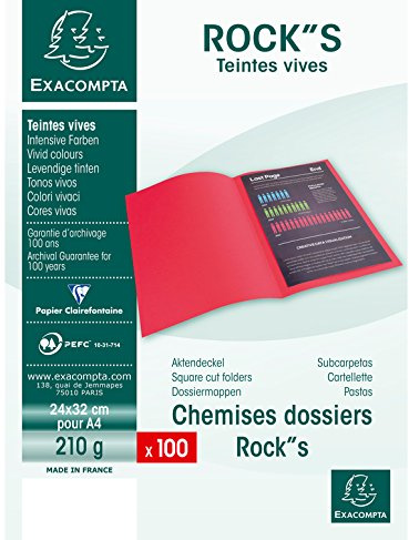 EXACOMPTA 210019E Aktendeckel SUPER 250, DIN A4 dunkelgrn