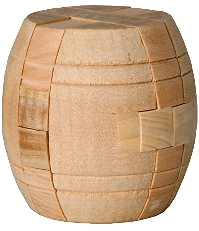 Fridolin 17452 - Holzpuzzle 3D-Fass