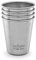 Klean Kanteen Classic Trinkflasche, Edelstahl, Brushed Stainless, 295ml, 4-Einheiten