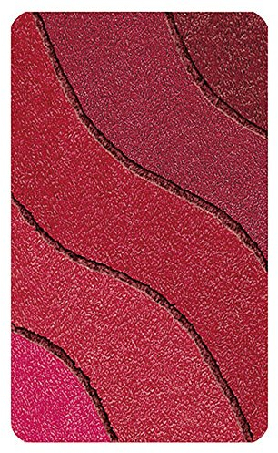 Kleine Wolke Badteppich, Acryl, Rot/Grau, 1 cm, 4004478179738