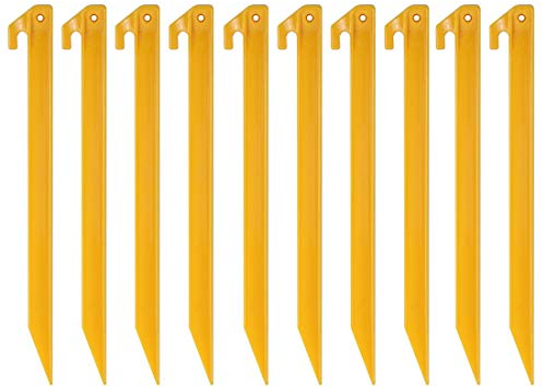 10T PEG IT TH-30ABS, 10 x Camping Zelt-Hering aus ABS T-Profil Erdnagel 20x20x300 mm Zeltnagel
