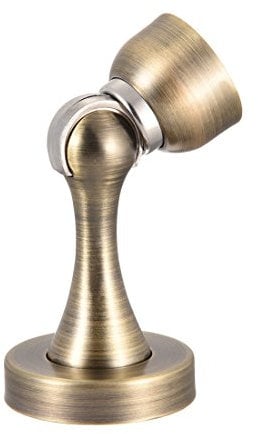 Sourcingmap 201 Stainless Steel Door Magnetic Catch Holder Stopper Screw Wall Mount Brass Tone