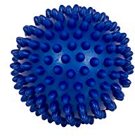 TheraPIE Massageball mit Noppen | Deluxe | Noppenball | Igelball | Härte kann selbst variiert werden | verschiedene Durchmesser (8cm = dunkelblau)