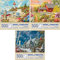 Bits and Pieces - Jigsaw Puzzles for Adults - Value Set of Three - Awaken, Guiding Lights, and Daydream Jigsaws by Artist Alan Giana - 500 Piece Jigsaw Puzzles - 41cm x 51cm