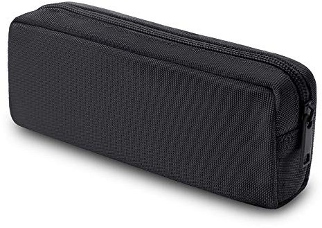 DOBMIT Federmäppchen, großes Fassungsvermögen, Make-up-Tasche, langlebig, Bürobedarf-Organizer, Schwarz