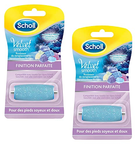 SCHOLL Lot de 2 Velvets Smooth - Rouleau de Remplacement Finition Parfaite