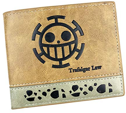 WANHONGYUE One Piece Anime Portefeuille en Cuir Artificiel pour Homme Porte-Cartes Pliable / 2