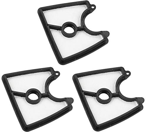 Carkio 545112101 Luftfilter Ersatz für Jonsered Husqvarna Craftsman 125B 125BX 125BVX 28CC B2126 Laubbläser 545 11 21-01 (3 Stück)
