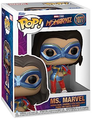 Funko Pop! Marvel: Ms. Marvel - Vinyl-Sammelfigur - Geschenkidee - Offizielle Handelswaren - Spielzeug Für Kinder und Erwachsene - TV Fans - Modellfigur Für Sammler und Display