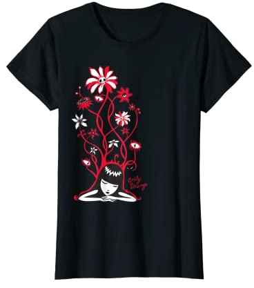 Emily The Strange Flower Power Cat Nap T-Shirt