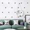 Vlies-Tapete mit geometrischen schwarzen weißen Punkten, modern, Wohnzimmer, TV-Hintergrund, Wand, 52 cm B x 100 cm L, nicht geklebt