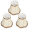 3pcs Stoff Trommeltisch-Anhänger Lampenschirm, Tischlampen Mit Anhänger Lampenschirm, Creme Clip Auf Lampenschirm, Aufrechter Kerze Kronleuchter Tropfen Lampenschirm Für Deckenleuchte