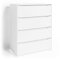 Vicco cassettiera per camera da letto Ruben, Bianco, 80 x 102 cm