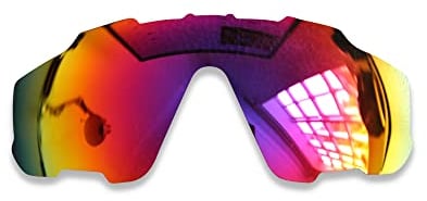 POLARLENS Lentes polarizadas de repuesto para Oakley Jawbreaker - Compatibles con gafas de sol Oakley Jawbreaker (Púrpura Rojo)