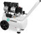 VONROC Compressore d'aria silenzioso 57,5Db | 24 LT - Senza olio - 750W – Bianco