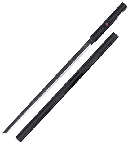 AMONT - Réplique Katana Japonais en Bambou - Sasuke Uchiha N en Bois - Série Naruto - 102 cm
