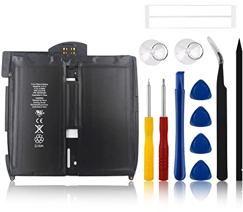 SwarKing Replacement Battery Compatible with iPad 1st Gen 741-0025-A A1219, A1315, A1337 616-0448, 616-0478, 969TA028H with Toolkit