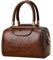 NICOLE & DORIS Handtasche Damen Designer Umhängetasche Mode Schultertaschen PU Leder Satchel Handtasche Krokodil Henkeltasche Clutch Crossbody Tasche Braun
