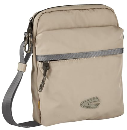 camel active Terra Herren Umhängetasche Crossbody Bag Klein Beige