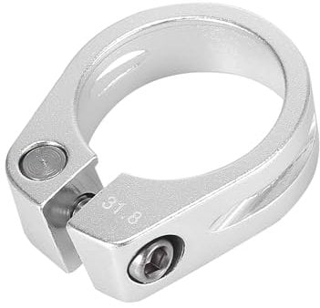 A ABSOPRO Aluminium Alloy Bike Seat Post Clamp Seat Adapter 31.8mm
