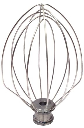 K5AWW - Frusta a filo di ricambio originale, compatibile con mixer Kitchenaid 5QT, 18,5 cm, non compatibile con miscelatori a testa inclinabile più piccoli