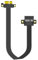 GLOTRENDS 300mm PCIe 3.0 X1 Cavo Riser per M.2, WiFi, Firewire, USB, schede audio, ecc.