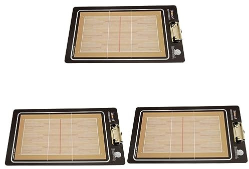 Kisangel Planke 3st Volleyball Taktiktafel Fuß -klemmbrett Volleyball-klemmbrett, Magnettafel Fuß - -Coaching-Board Fuß -Coaching-Board Strategietafel Memorandum PVC Bunter Basketball
