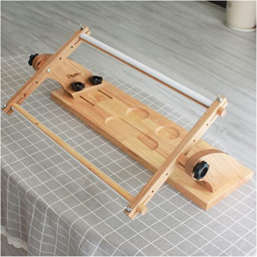 Stickständer, verstellbarer drehbarer Kreuzstichständer, Buchenholz-Stickbügelhalter, freihändige Stickwerkzeuge für DIY-Bastelgarnnähen