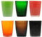 Memento Set 6 bicchieri acqua in pasta di vetro 300cc (Sushi)
