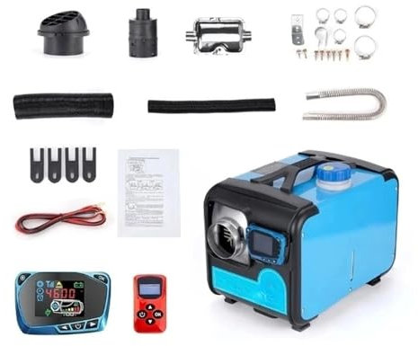 Chauffage diesel de voiture 3 en 1 12 V/24 V/220 V 5 kW-8 kW avec télécommande de stationnement, chauffage sec sans allumer le moteur(12V 24V 220V Heater2)