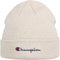 Champion Unisex Lifestyle Caps (806064) -Recycled Acrylic Knitted Yarn Embroidered Script Logo Beanie-Mütze, Weiß (ES057), One Size