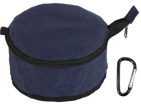 Bol pour Chien,Plat Pliable sans Déversement pour Animaux de Compagnie avec Fermeture Éclair pour Marche en Plein Air des Animaux de Compagnie,Course À Pied,l'alpinisme et Camping