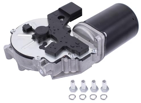 Wischermotor Front Scheiben Wischer Motor Windschutzscheibe Scheibenwischermotor Frontscheibe Scheibenreinigung Frontscheibenwischer Elektromotor Linkslenker vorne für 5er E60 E61 Touring 2001-2010