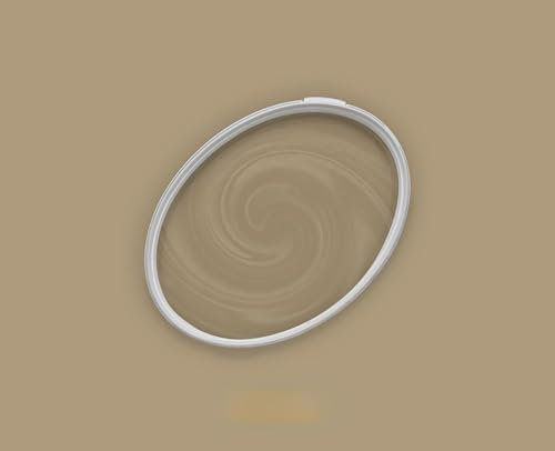 BRICOFLOR Wandfarbe Brauntöne für innen Dispersionsfarbe stark deckend ideal für Wohnzimmer und Schlafzimmer Braune Farbe matt