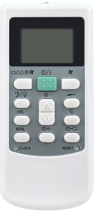 AULCMEET Fernbedienung ersetzen Kompatibel mit Midea AC Tragbare Schlafzimmer-Klimaanlage HYK-02 HYK-03 HYK-07 HYK02 HYK03 HYK07 für Mitsubishi, Isissan, Allgemein, Osaka, Ecoclima, Hualing, MAstar