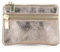 Double Tree - Petit Porte-Monnaie Cuir Véritable Grainé Ou Irisé Femme - Portefeuille Porte-Cartes 2 Compartiments - Mini Sac De Rangement Multifonctionel - Taupe Irisé