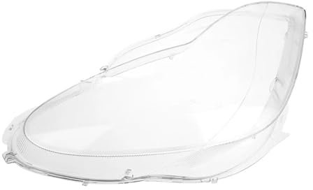 KLFDT Car Lamp Hoods für Mercedes Benz CLS W219 2006-2011, Kratzfest PC Hochtransparent Scheinwerferlinsenabdeckung,Autoteile