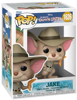 Funko POP! Disney: Rescuers Down Under - Jake | Official Cartoon/Animation Merch - Collectable Vinyl Figurine for Shelf Display - Birthday Gift Idea for Fans and Collectors