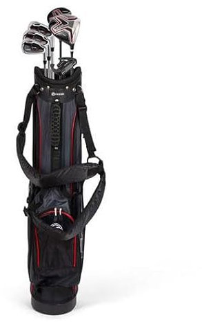 Fazer CTRX Steel Golf Half Set - 6-Piece Club Set with Woods & Irons - Complete Starter Package with Stand Bag & Headcovers - Ideal Golf Club Set for Beginners