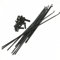 KFXYSM Fahrradspeichen,Speichen 12 Teile/los Kohlefaser-Räder Gebrauchte Speichen Vorder- und Hinterräder Bike Speichen Rennrad schwarz(298mm)