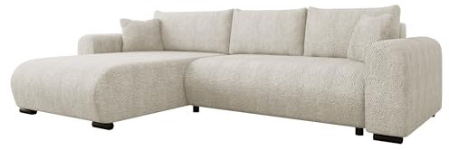 Mirjan24 Ecksofa Merkos mit Bettkasten (Coral 65)