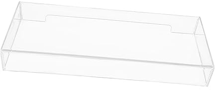 CLISPEED Transparente Tastaturabdeckung Aus Acryl Vielseitige Tastaturschutzhaube Staub Wasserdichter Keyboard Protector Für Computer Kompatibel Mit Meisten Tastaturen Langlebiger Und Prakt