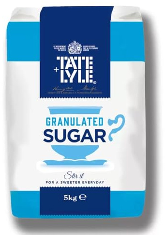 FAKHRI Pure White Granulated Sugar 5kg – Fine Crystal Sugar for Daily Use, Tea, Coffee, Baking, Desserts & Sweets | Kitchen Essential