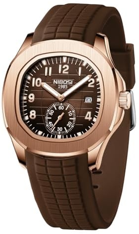 NIBOSI Uhren Herren Analog Quarz Armbanduhr Herren Wasserdicht Datum