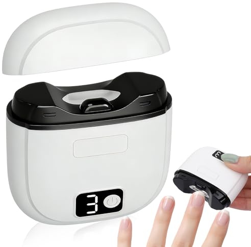 nilic Electric Nail Clippers for Seniors & Adults – 3 Speed Automatic Electric Nail Trimmer with LED Light & Display, Rechargeable Fingernail Trimmer for Thick Nails Kids Men & Women